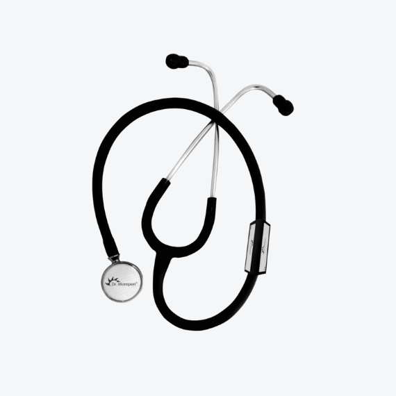 Dr Morepen ST 04 Pediatric Stethoscope (Black) view 2