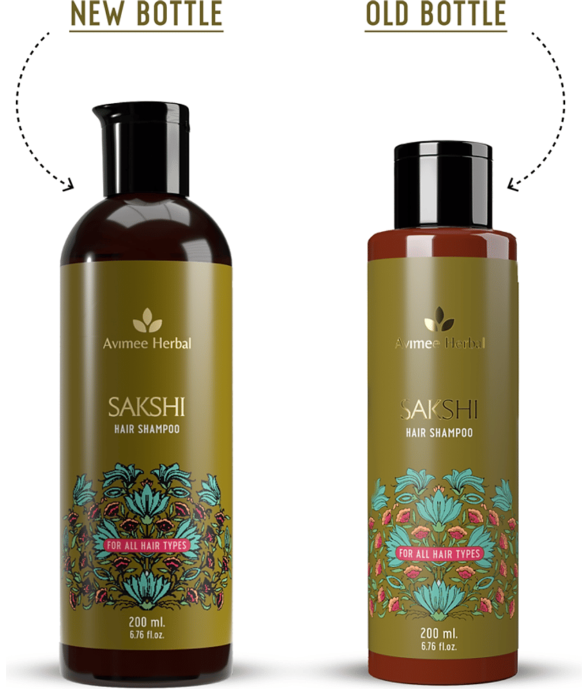 Avimee Herbal Sakshi Shampoo Deep Cleansing with Aloe Vera, ACV, Rice Protein & Tea Tree SLES-Free 200 ml (Pack of 1) view 2