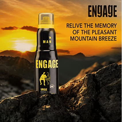 Engage Bodylicious Deodorant Spray Urge For Men, 150 ml view 2