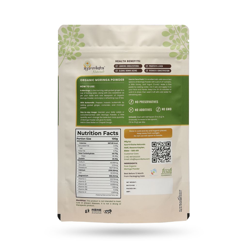 Ayurvriksha Naturals Organic Moringa Powder view 2
