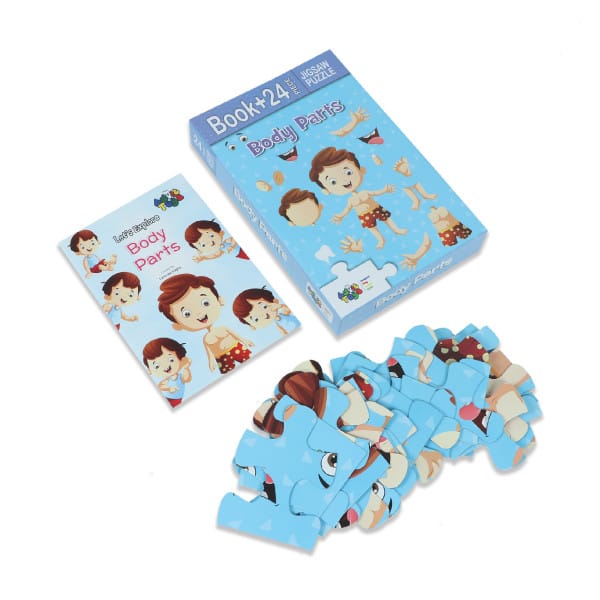 Advit toys Body Parts Jigsaw Puzzle - 24 Piece + 16 Pages Educational Book view 2
