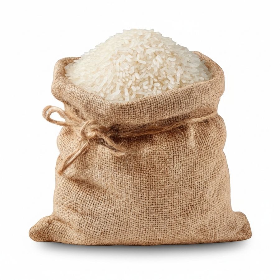 Premium White Rice - 10 kg - One jute bag view 2