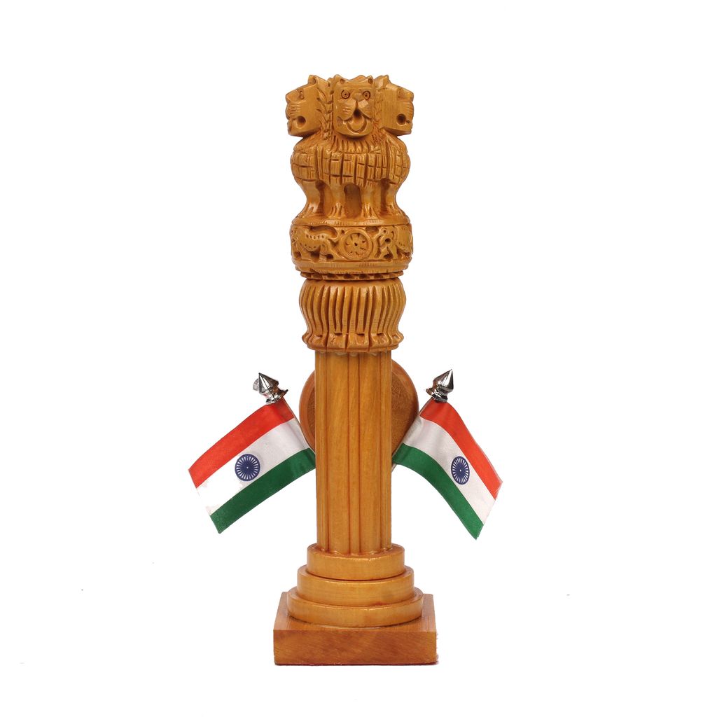 Tribes India Ashok Stambh Watch With Tri Flag view 2