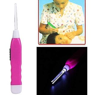 (Packof 1)LED Flashlight Earpick for Ear - wax remover and cleaner, Ear cleaning tools for kids and adults view 2