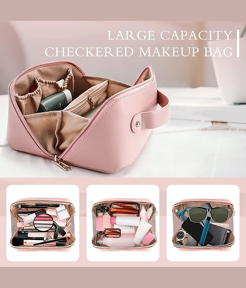 ItsApna Pink Cosmetic Pouch view 2