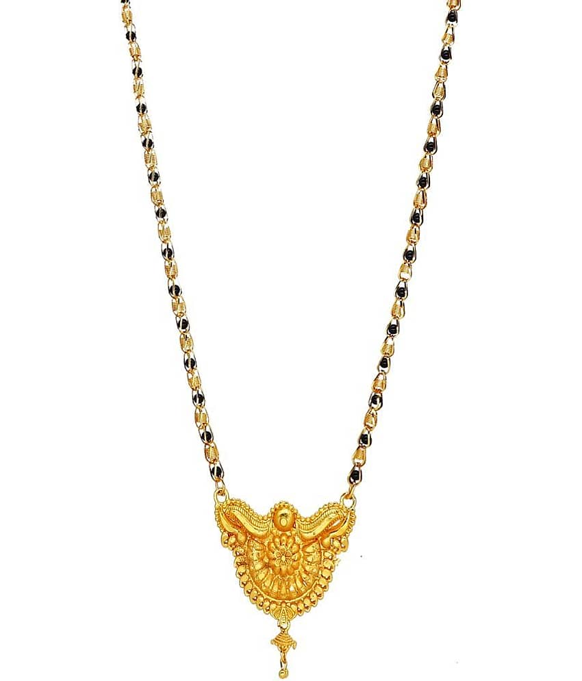 JIPPA - Golden Mangalsutra ( Pack of 1 ) view 2
