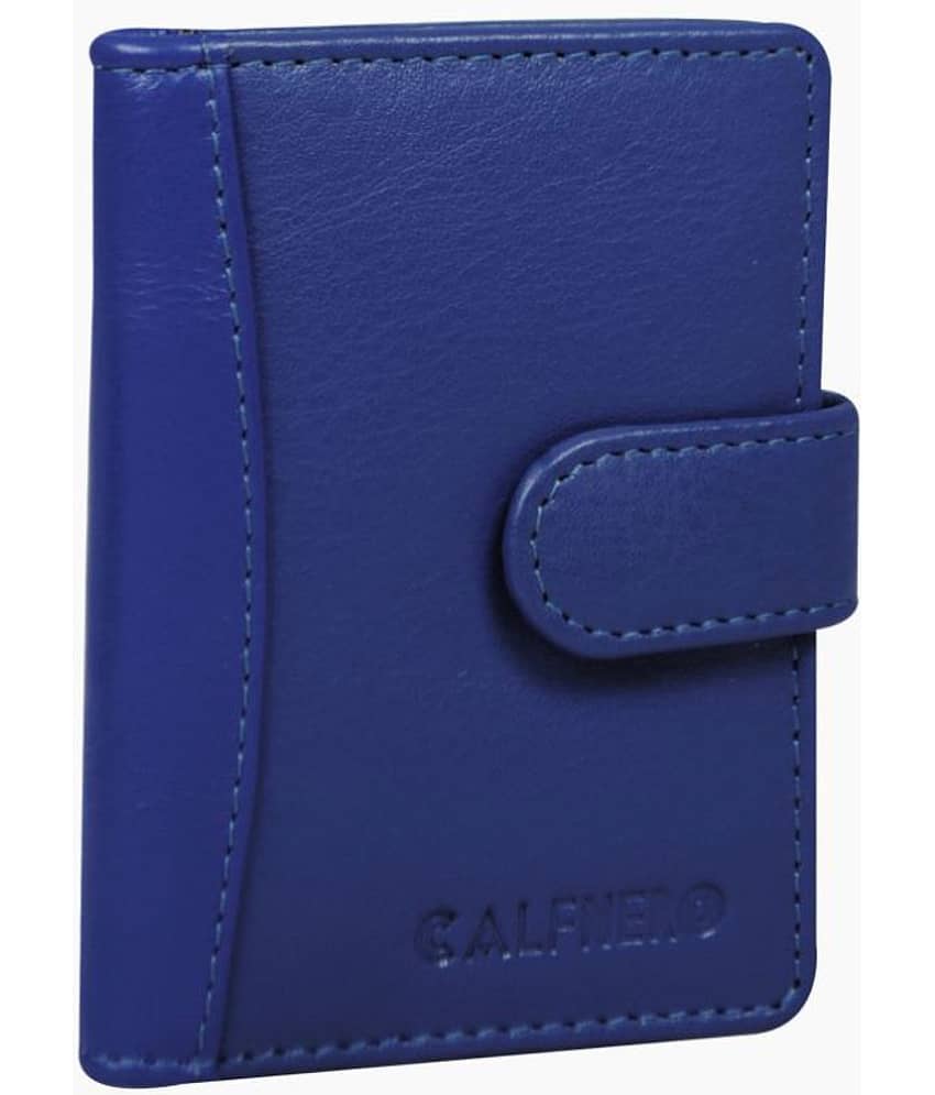 Calfnero Genuine Leather Card Case wallet view 2
