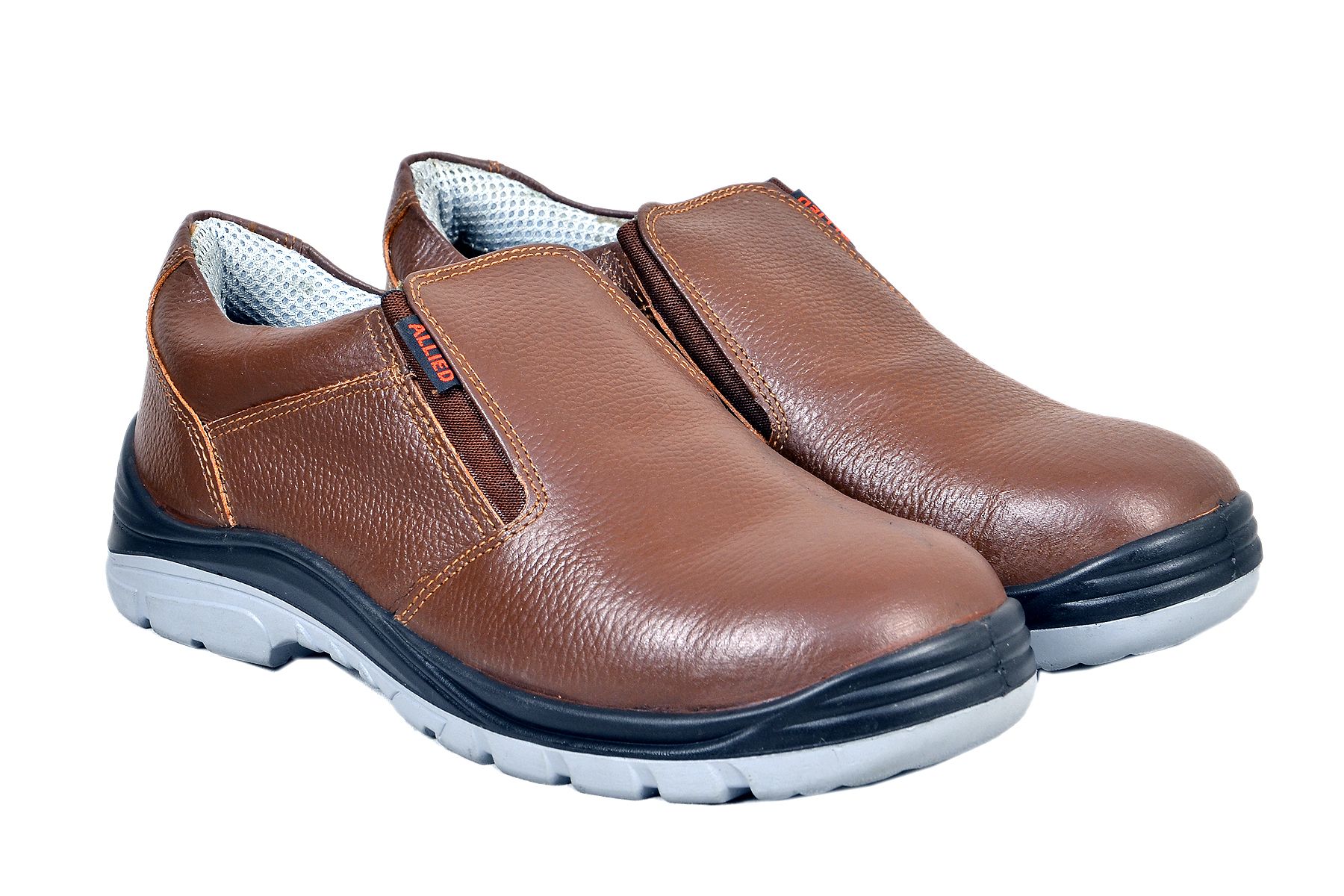 ALLIED OREGON S1 SRC SAFETY SHOE LEATHER BROWN