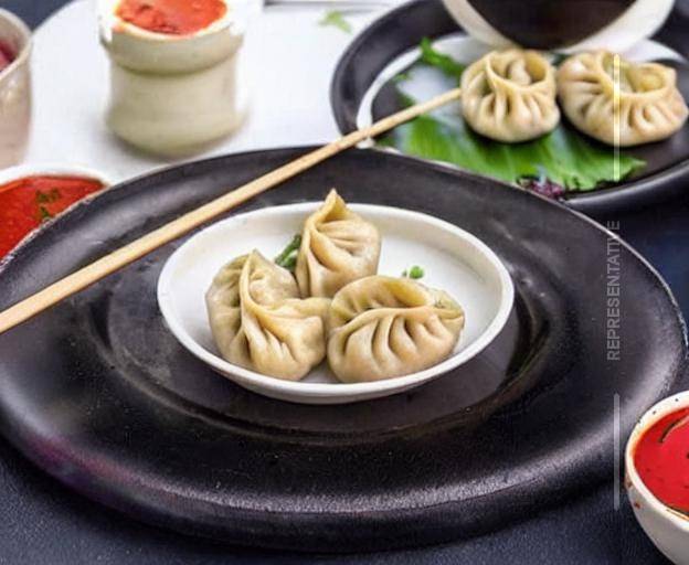 Prawn Pan Fried Momos