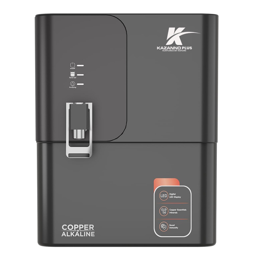 Kazanno Plus Alkaline Water Purifier | BLACK 10 Litres