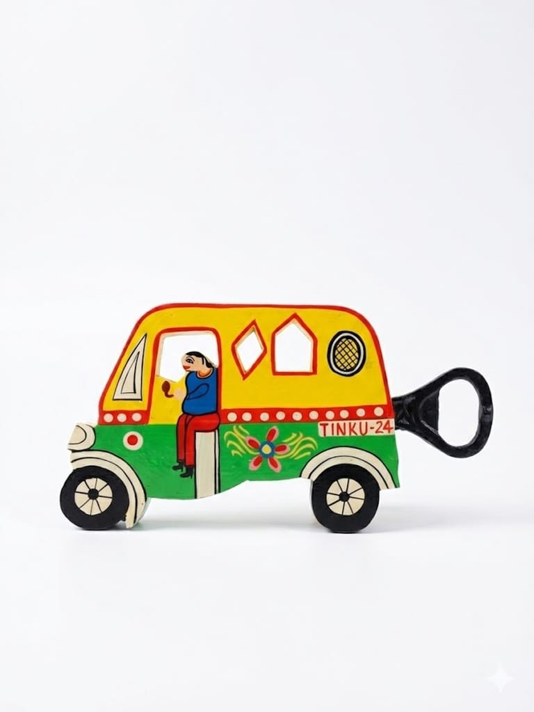 Tinku Bottle Opener cum fridge magnet - Auto
