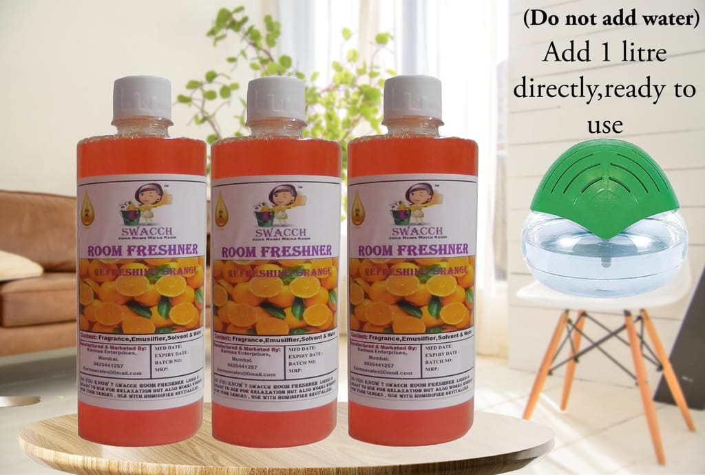 Swacch Room Freshner (500ml) (Pack of 3) Orange view 2