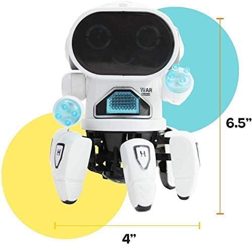 VGRASSP Bot Robot Pioneer Colorful Lights and Music All Direction Movement Dancing Robot Toys for Boys and Girls (Color as per Stock Availability) view 2
