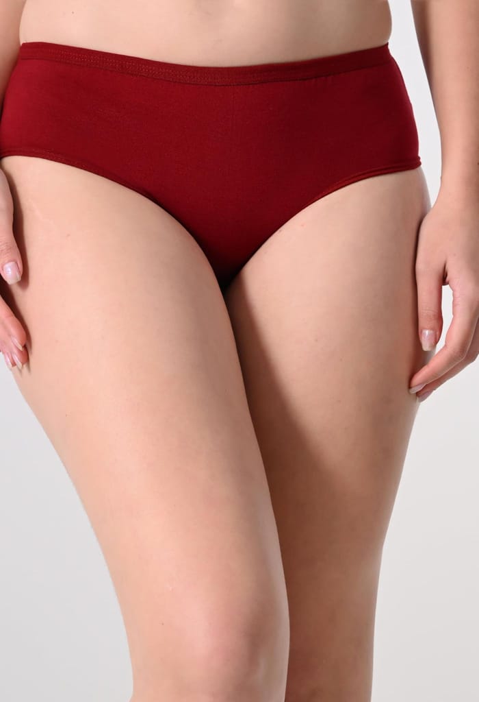 FAIRO STORE Women's Cotton (L Size 90 cm) Panties Comfortable Solid Hipster Multicolor Panties (Pack of 3) view 2