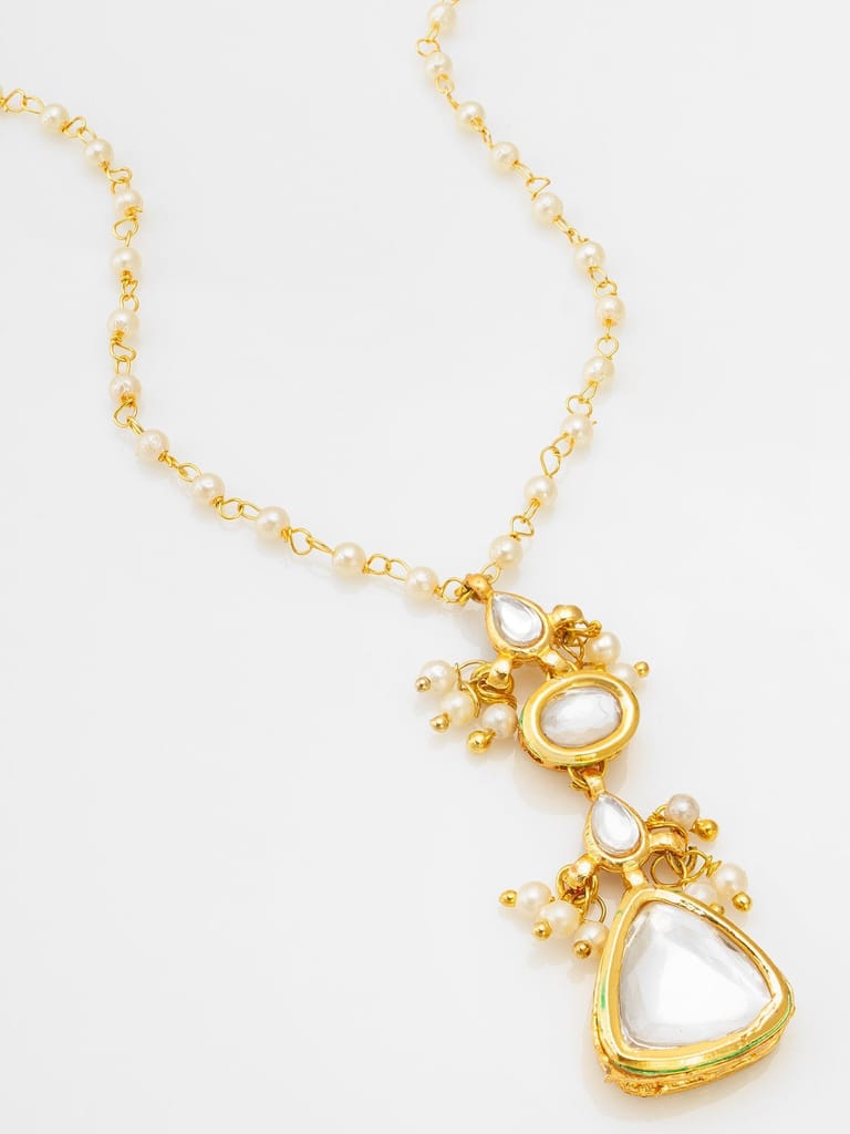 Morison Charming Pearl and Diamond Pendant Set Elegant and Dazzling view 2