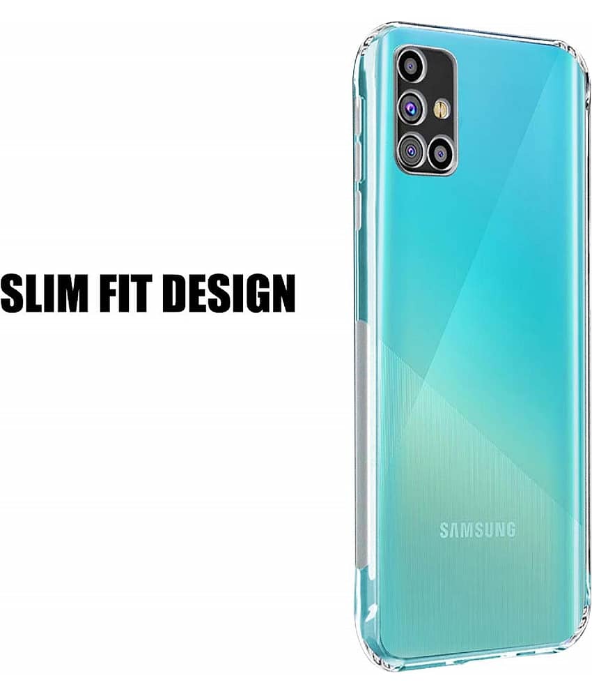 ZAMN - Transparent Silicon Silicon Soft cases Compatible For Samsung Galaxy A71 ( Pack of 1 ) view 2