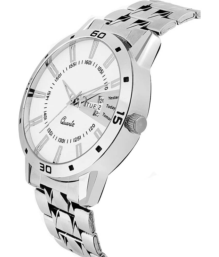 Trex Silver Stainless Steel Analog Men's Watch view 2