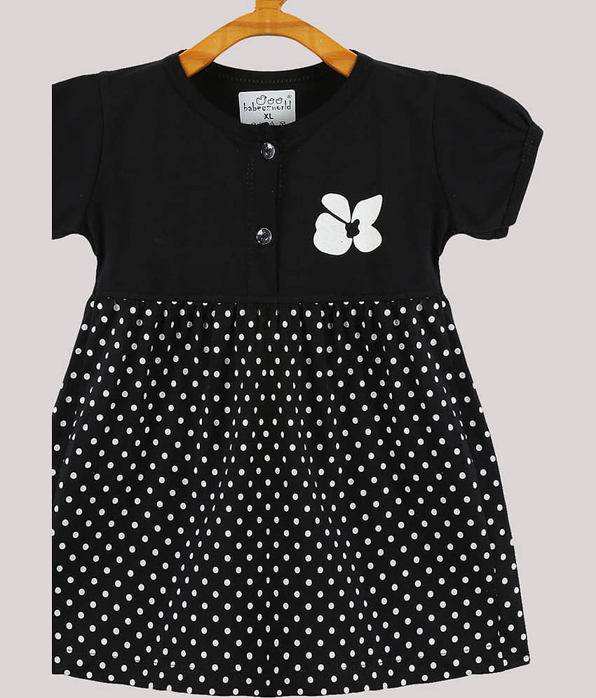 Babeezworld Pack of 1 Baby Girls Cotton Dress ( Pink ) view 2