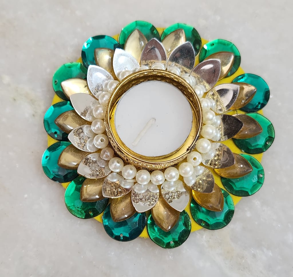 Floating Flower Diya view 2
