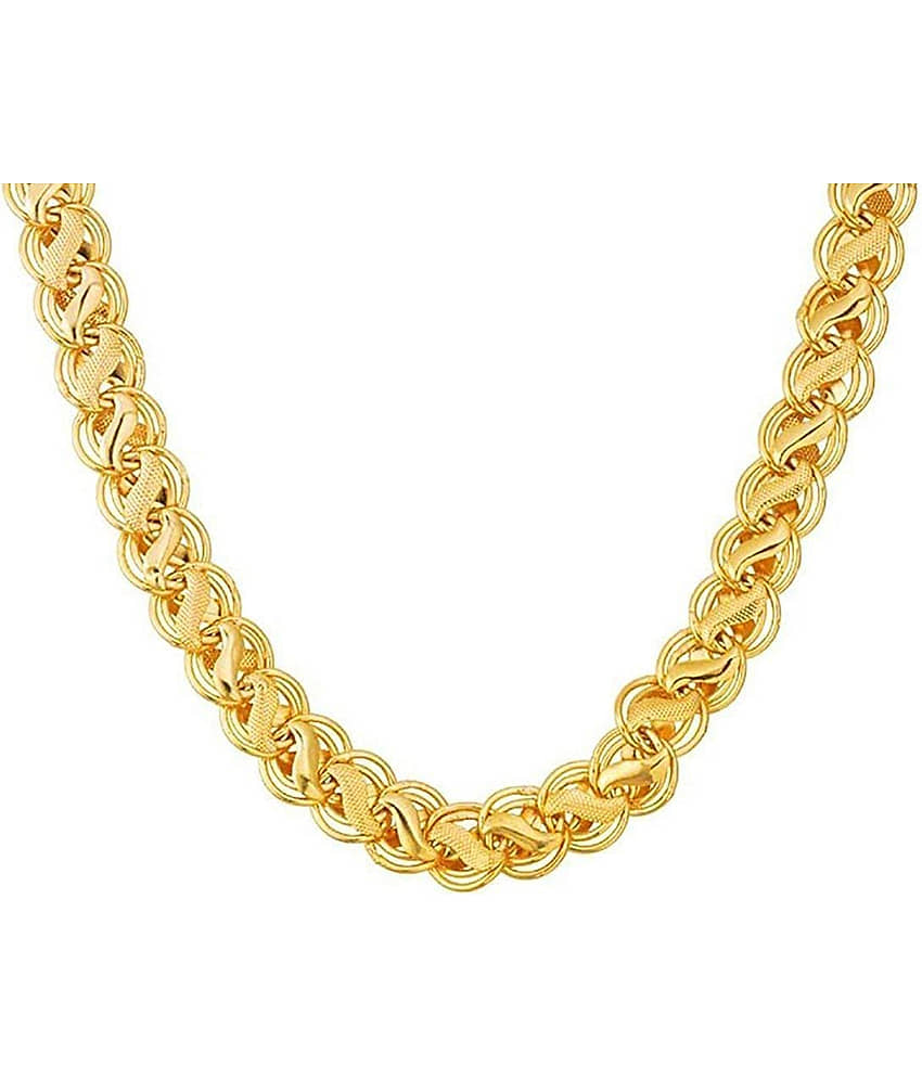 SHANKH-KRIVA Gold Plated Chain ( Set of 1 ) view 2
