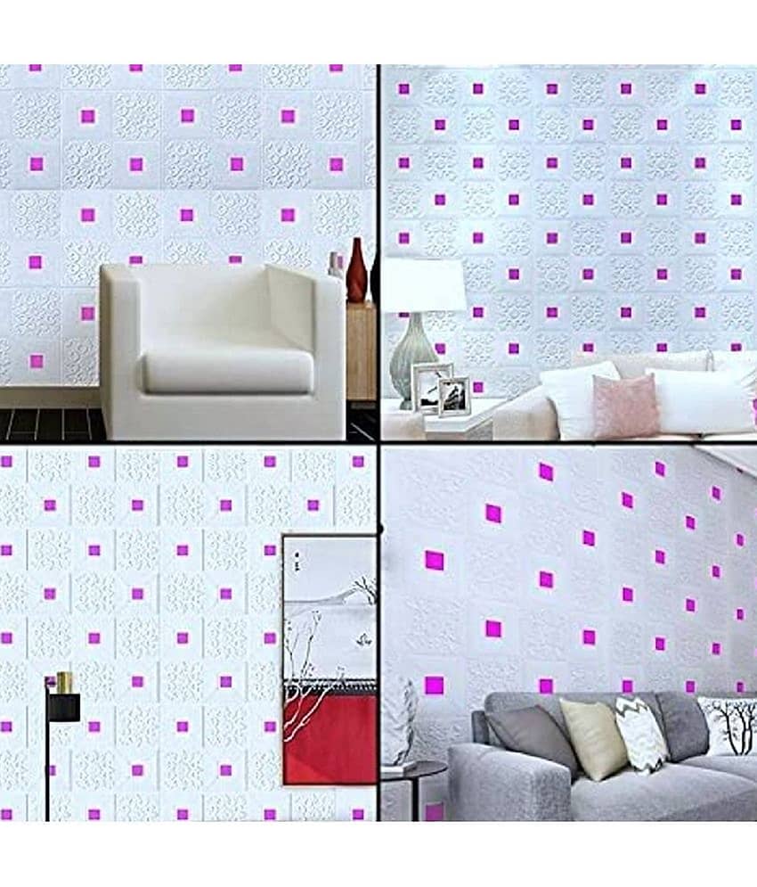 HINGOL Abstract 3D Wallpaper ( 70 X 77 ) cm ( Pack of 1 ) view 2