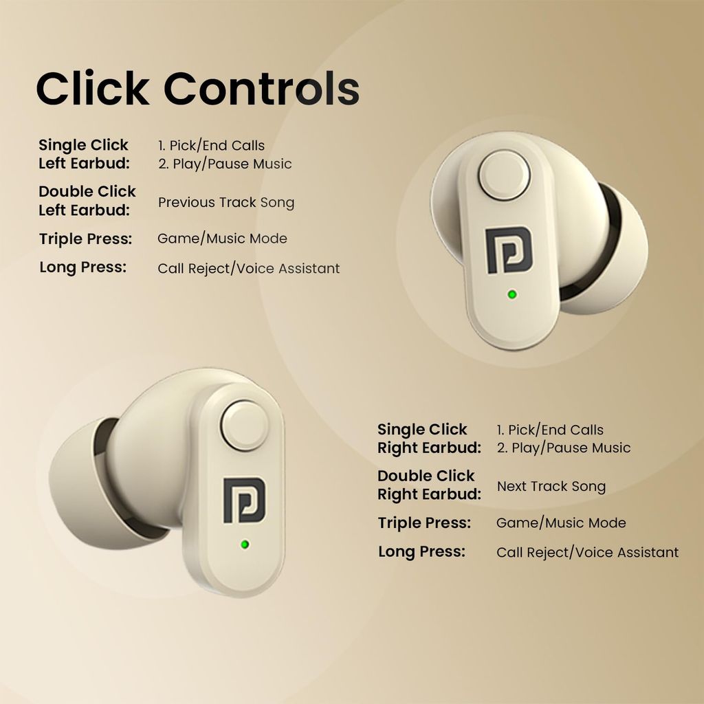 Portronics Harmonics Twins S16 in Ear Wireless TWS Earbuds view 2