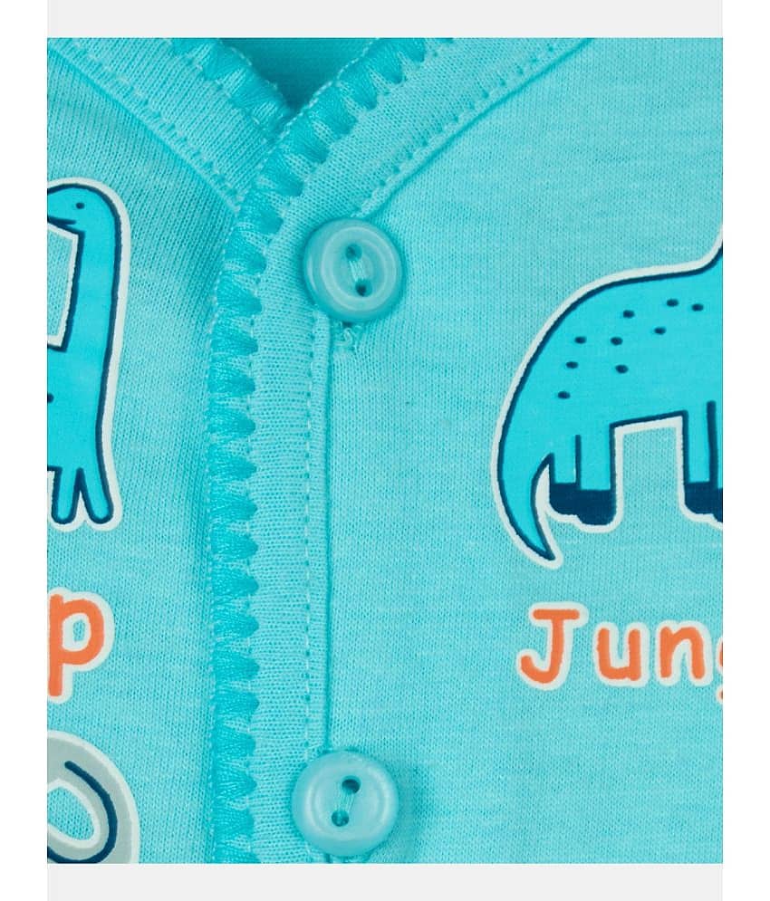 mustmom - Yellow Cotton Unisex T-Shirt & Shorts ( Pack of 2 ) view 2