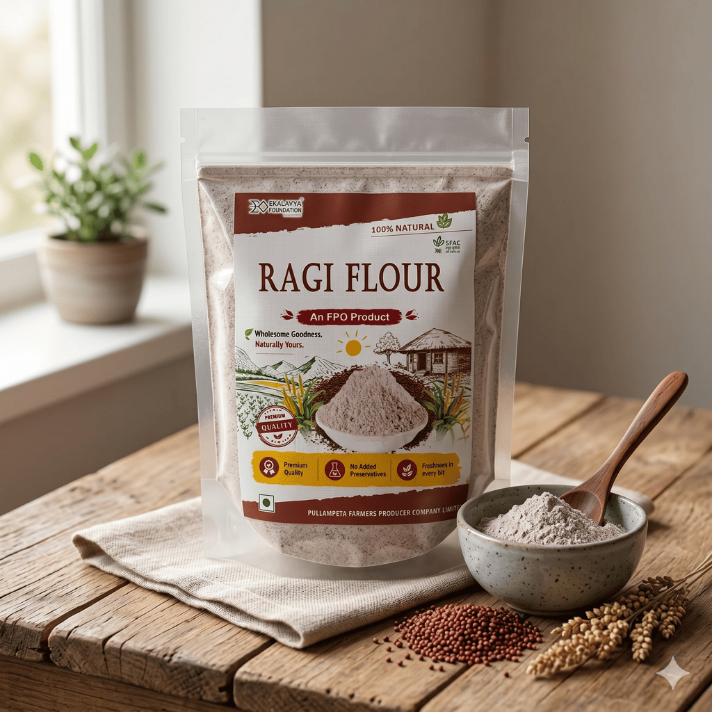 Premium Natural Ragi Flour (Finger Millet)