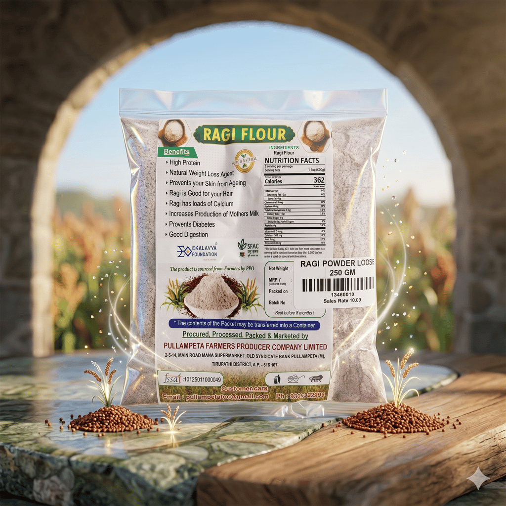 Premium Natural Ragi Flour (Finger Millet) view 2