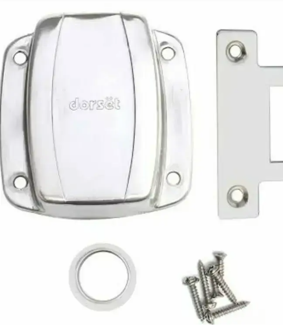 Adison Secura Drawer Lock Dimple Key System Pack Of 1 Set Stainless Steel view 2
