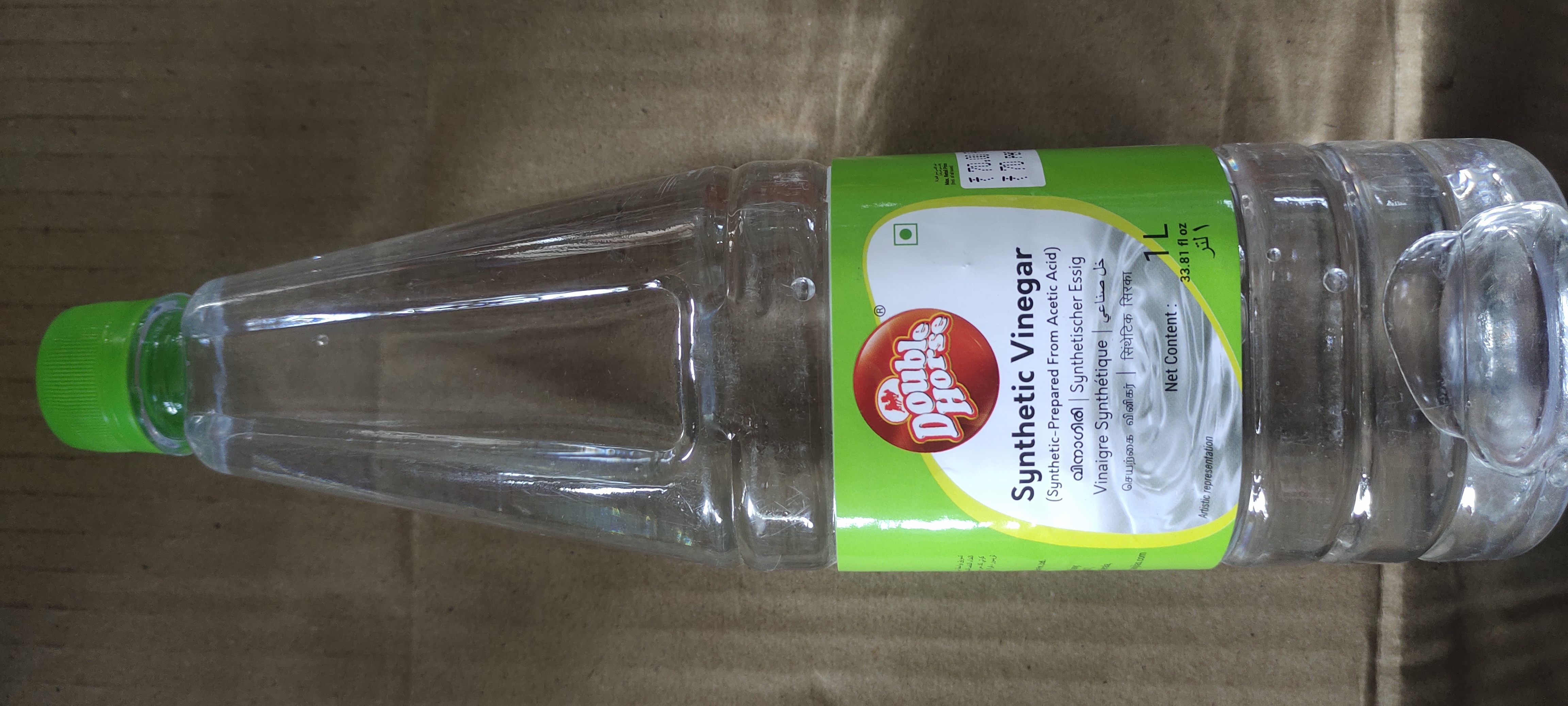 Double Horse Synthetic Vinegar bottle