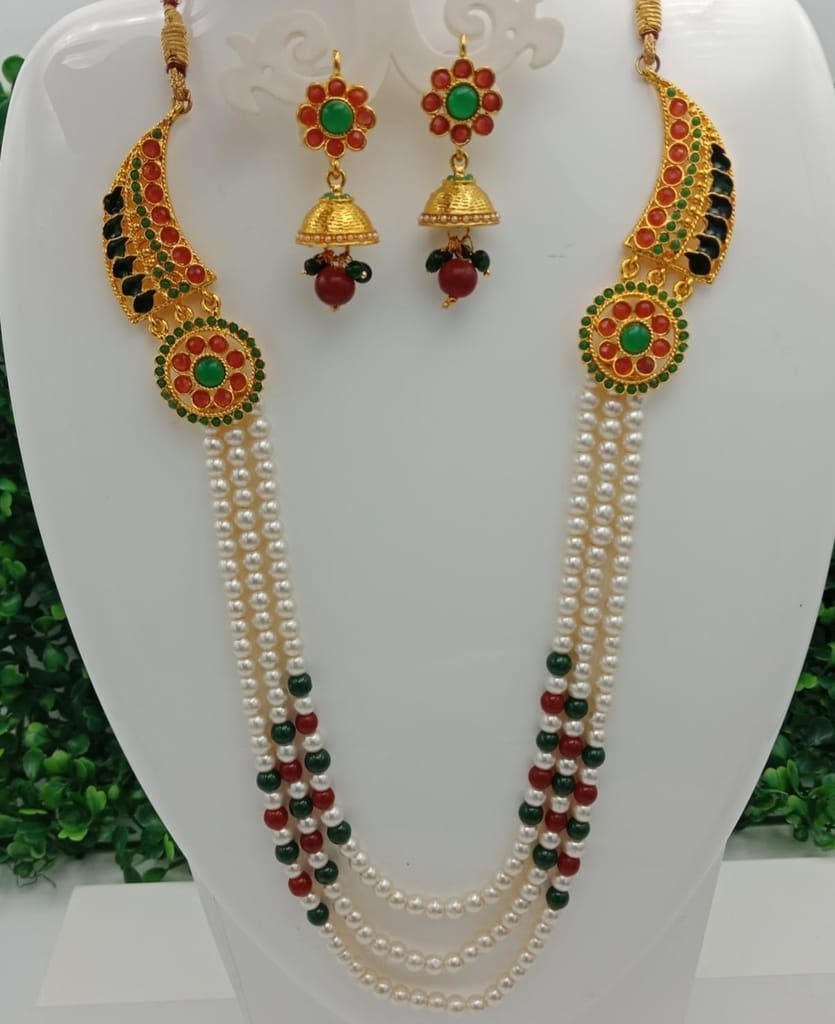 Traditional Meenakari Jewellery jumka SetWomens and girls look like awesome jewellery necklace best quality view 2
