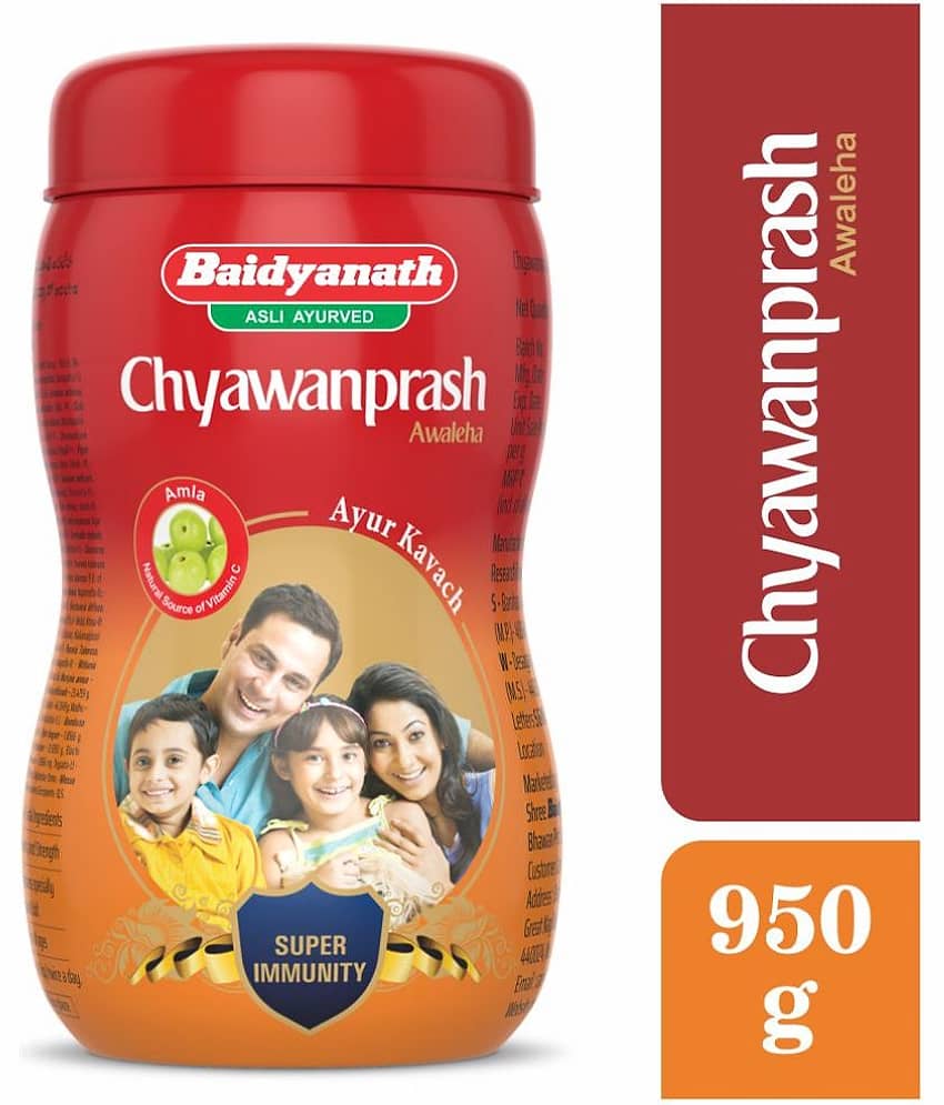 Baidyanath Chyawanprash 950 g, for Daily Health | Ayurvedic, Natural | All Age Groups| Builds Overall Health | With Goodness of 42+ Ayurvedic Herbs view 2