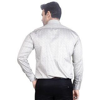DUKUL Men'ss Printed Cotton Shirt Full Sleeve Regular Fit | Perfect for Formal & Casual Wear view 2