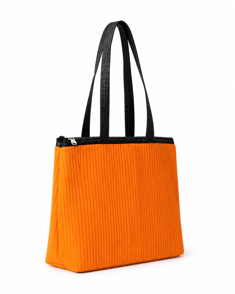 GHL Handmade Odisha Applique Work Tote Bag for Women | Floral Cotton Shoulder Bag view 2