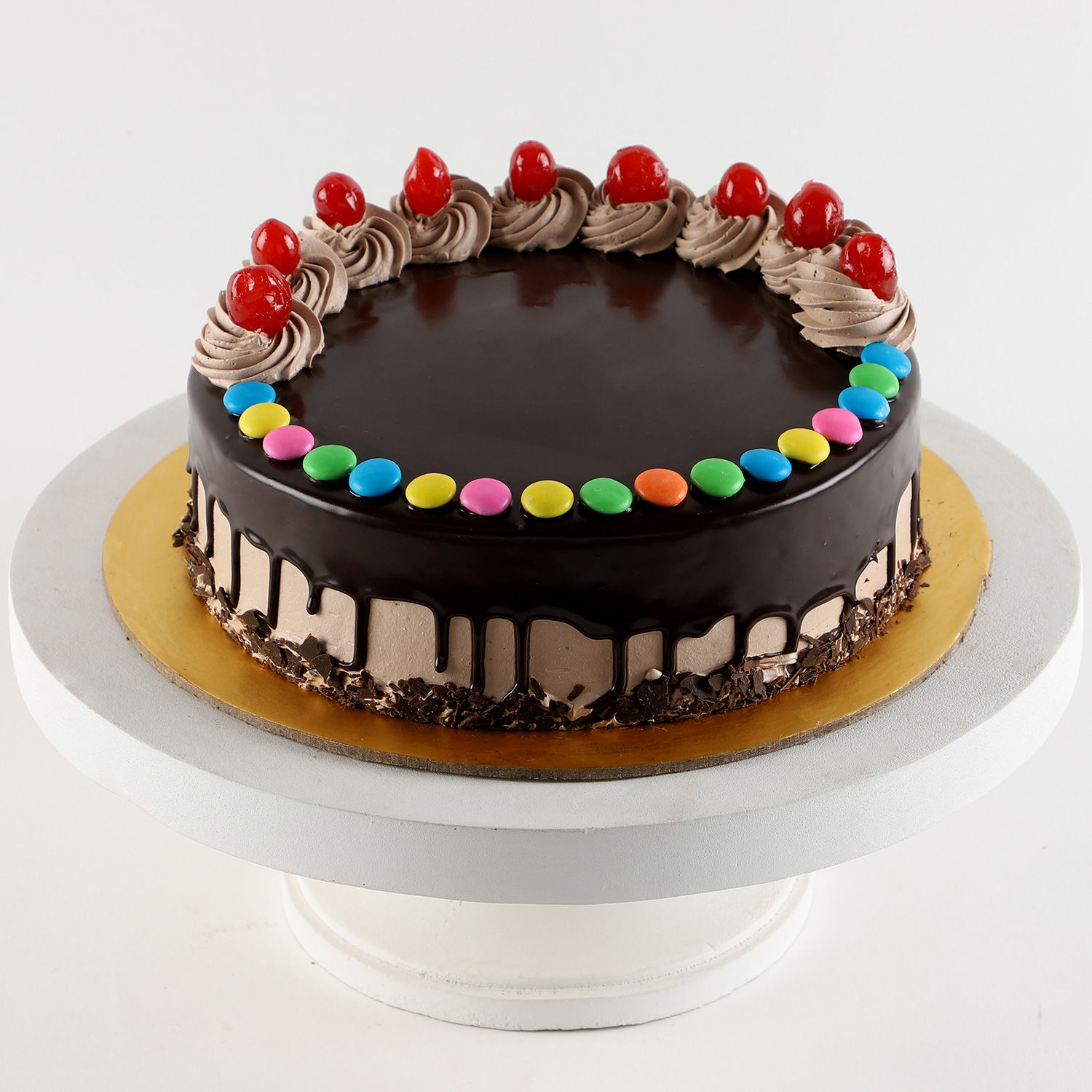 Chocolate Gems Delicious Cake- Half Kg view 2