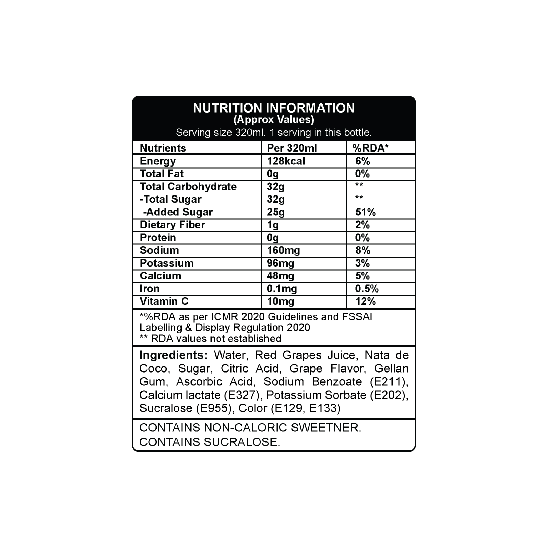 Frutika Coko Coko Red Grapes Juice with Nata De Coco 320ml view 2
