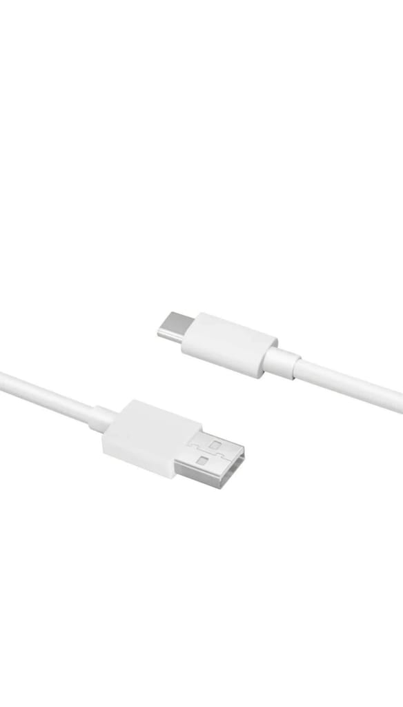 OPPO /Realme USB Type C Cable 100 cm DL129 (Compatible with Mobile Phones with SuperVooC Charging Input, White) view 2