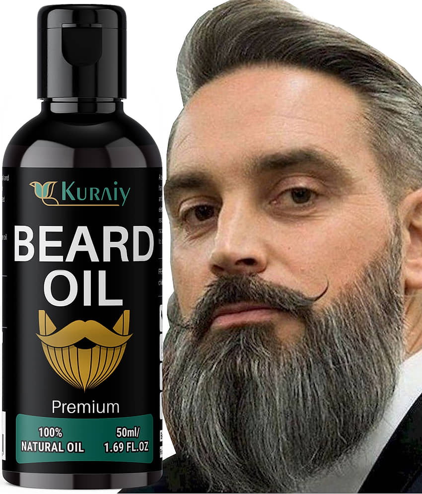 KURAIY Beard Growth Essential Oil For Men Beard Care Hair Growth Nourishing Beard Care view 2