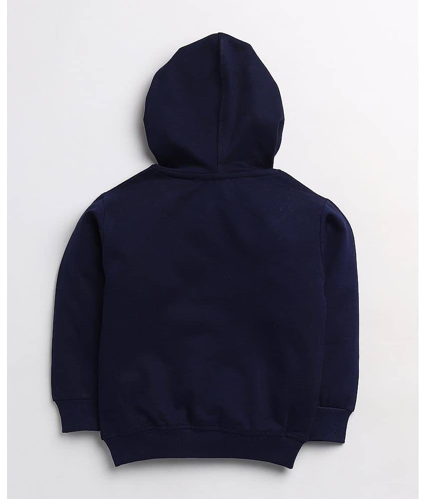 Mars Infiniti Pack of 1 Unisex for Baby Cotton Sweatshirts & Trouser ( Navy Blue ) view 2