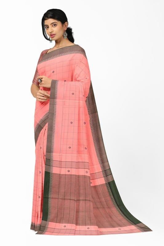 APCO Handloom - Women's Rahajmundry Pure Cotton Grey Handloom Saree (Angara Handloom Saree) 53 view 2