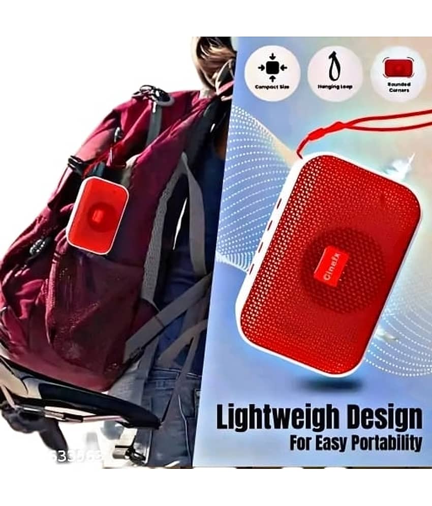 CHARKEE Bluetooth Speaker 5 W Bluetooth Speaker Bluetooth V 5.0 with USB Playback Time 3 hrs Assorted