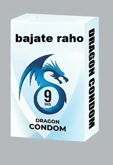 BAJATE RAHO 6 INCH Dragon Silicone Reusable Condom