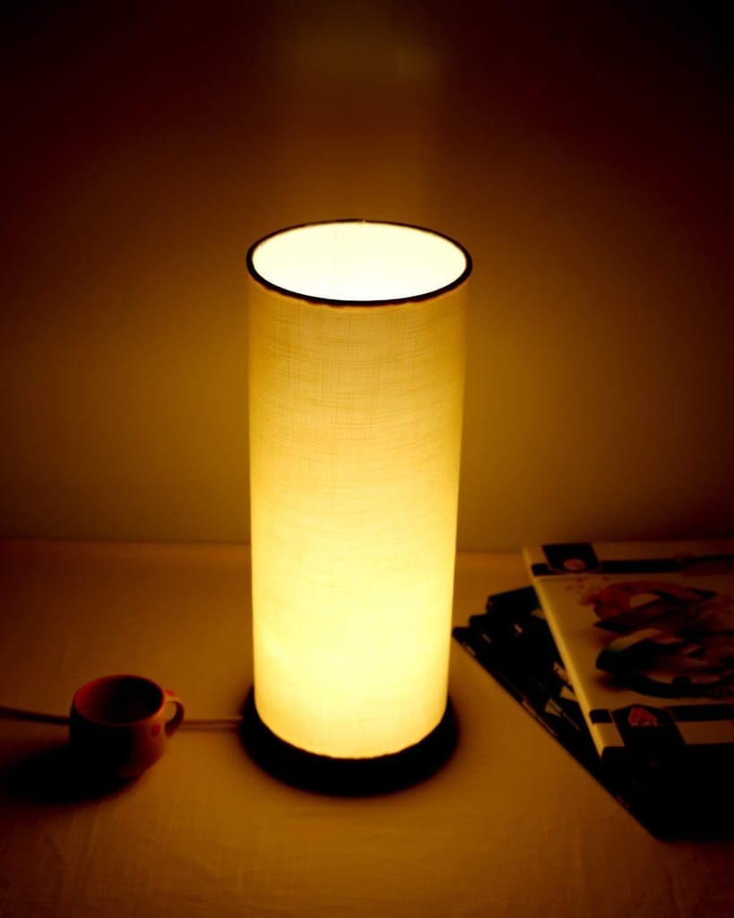 LIGHT ANGLE Handmade Wooden Base Table Lamps for Bedroom view 2