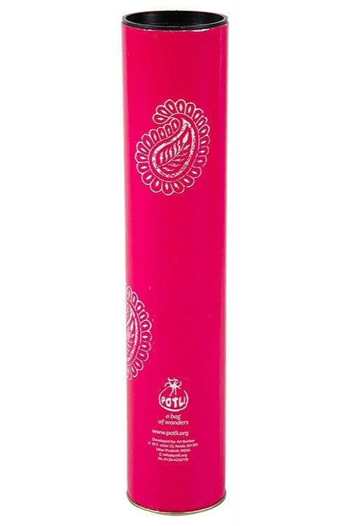 DIY Block Print Your Own Dupatta – Paisley Design ( Pink) view 2