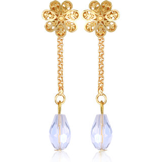 Vivastri Daily wear Changeable Latkan Screw Back Stud Earring for Women and Girls [VIVA2695ERG] view 2