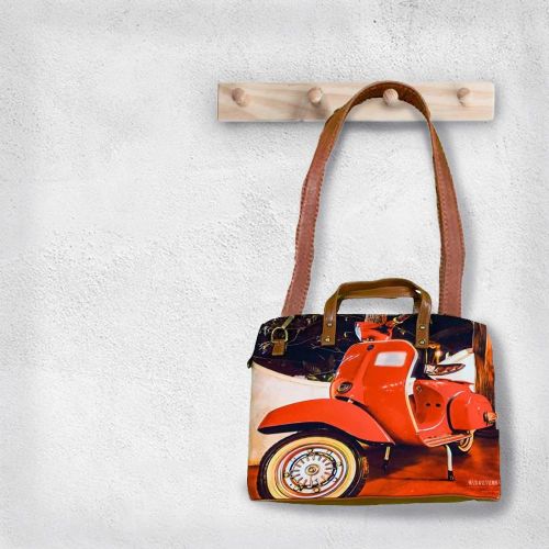 Vintage Vogue Laptop Bag Red view 2