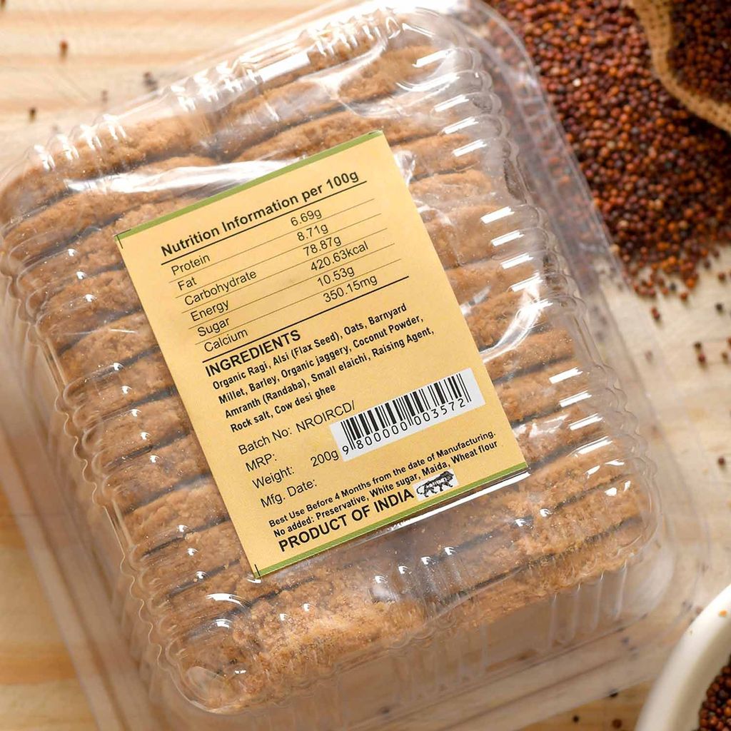Ragi Cow Desi Ghee Cookies 200g view 2