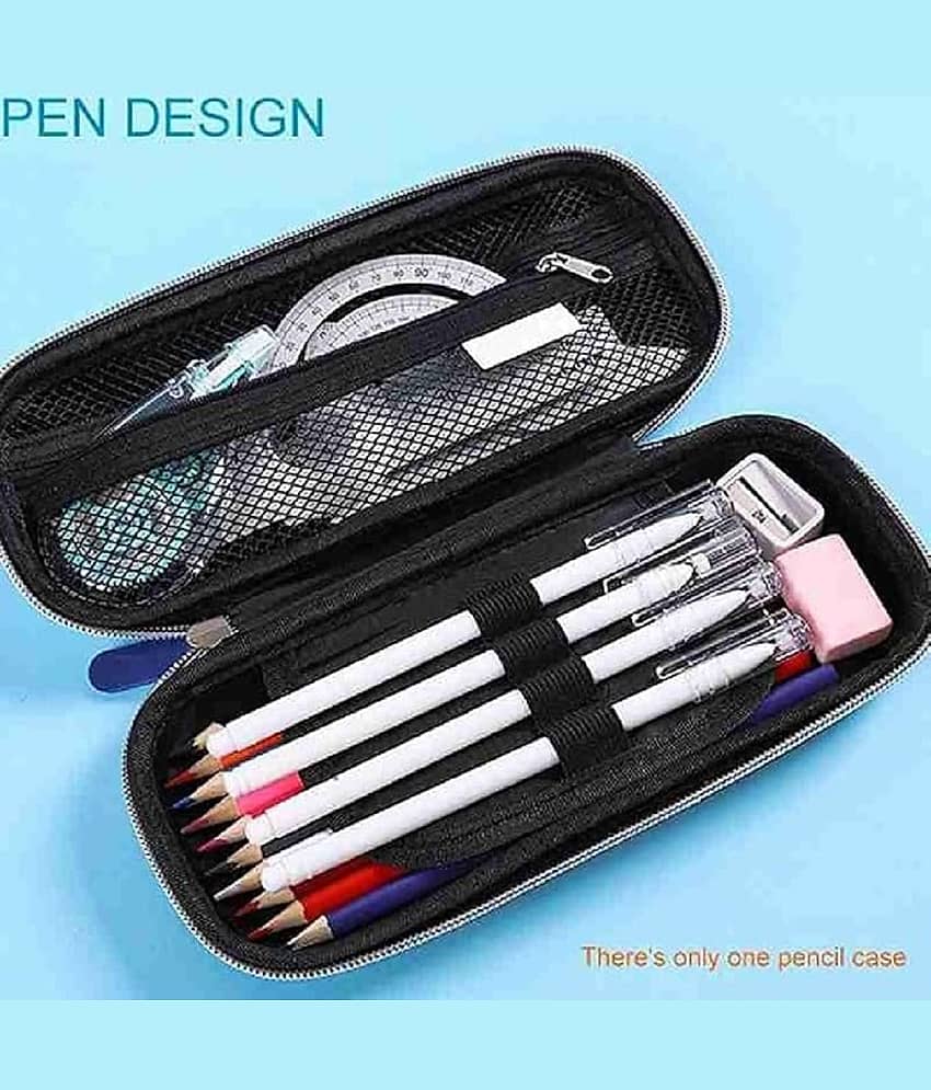 FEDIFU 3D Cover EVA Space Astronaut Theme Pencil Case Large Capacity Pencil Pouch Bag Compass School Pouch Organizer for Students Kids Premium Stylish Pen Holder Pouch Stationery Box (Pencil case) view 2