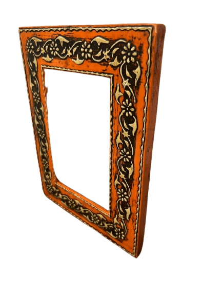 Seju Industires Rajasthani Traditional Hand Made Wooden Wall Hanging Photo Frame for Living Room, Home,Hotel set of 1 view 2